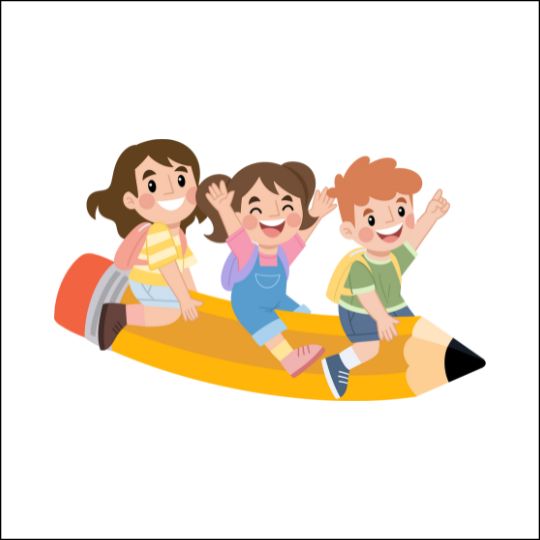 Picture riddles for kids the image shows a pencil on holiday