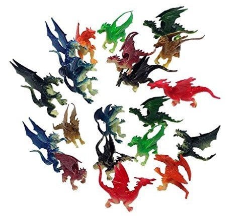 Plastic Fire Breathing Dragons - Dragon Toys for Kids