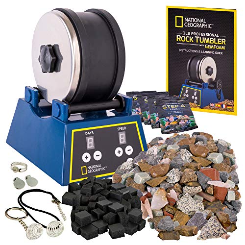 This great rock tumbler works great with stones like lapidary, amerthyst, quartz crystals and jasper.  Not for diamonds.  It's known for the ease of tumbling rocks use in polishing and tumbling - for the hobbyists rather than just experts.  