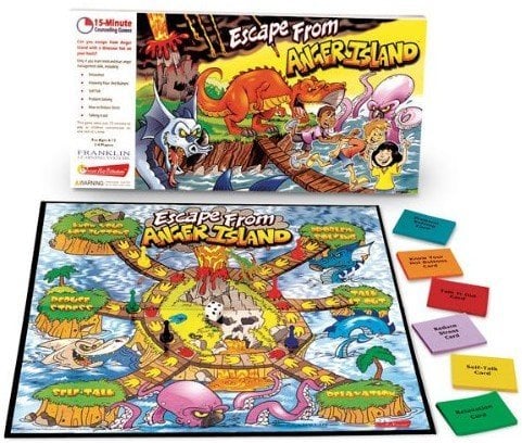Franklin Learning SN02807CQ Escape from Anger Island Board Game - escape games