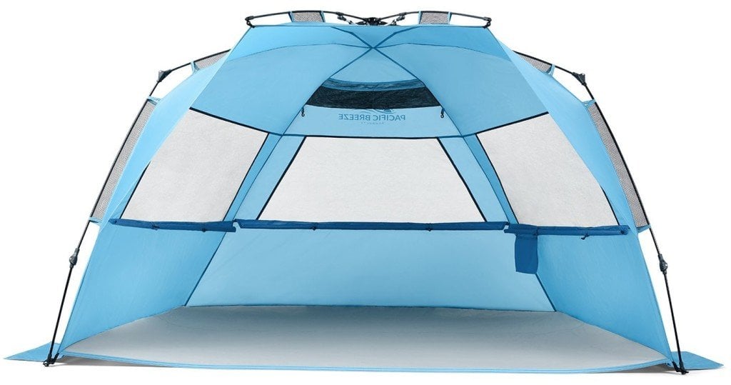 Pacific Breeze EasyUp Beach Tent Deluxe X