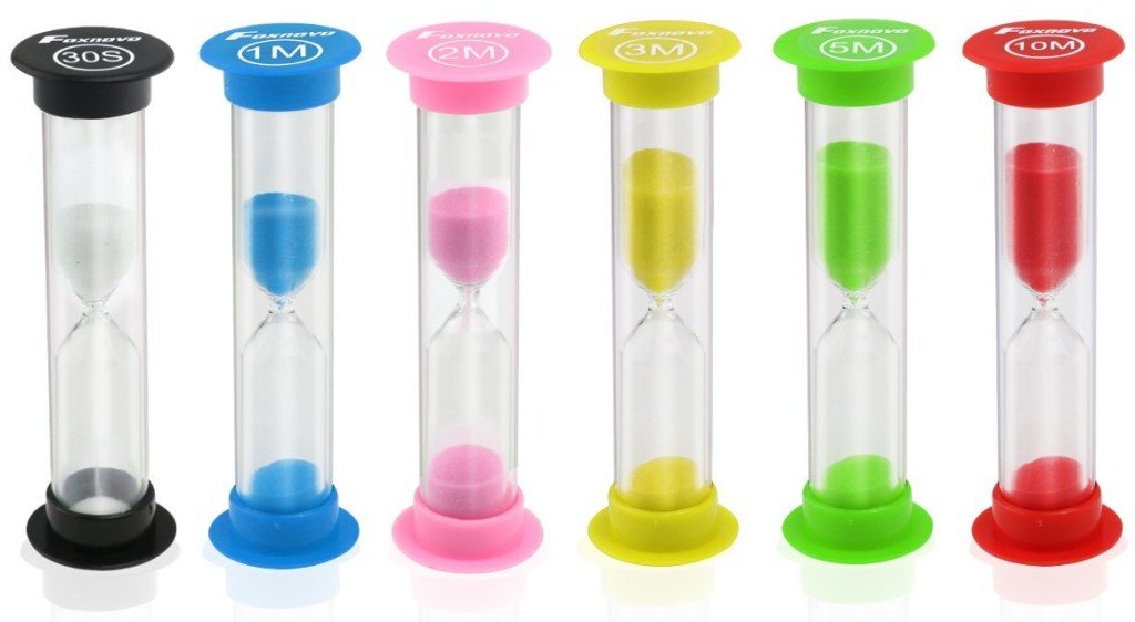 Foxnovo Colorful Sandglass Hourglass Sand Clock Timer - classroom timers