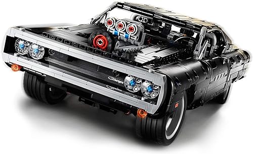  LEGO Technic Fast & Furious Dom’s Dodge Charger 42111 Race Car Building Set, New 2020 (1,077 Pieces)