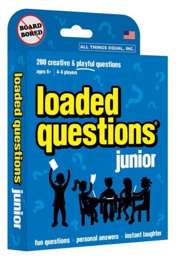 Loaded Questions Junior card game - card games for kids