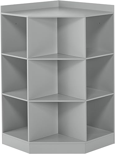 RiverRidge 6-Cubby 3-Shelf Corner Cabinet