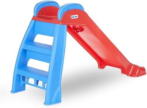 Little Tikes First Slide with blue step ladder and red slide track
