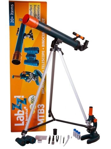 Levenhuk LabZZ MTB3 Microscope & Telescope & Binoculars Science Kit