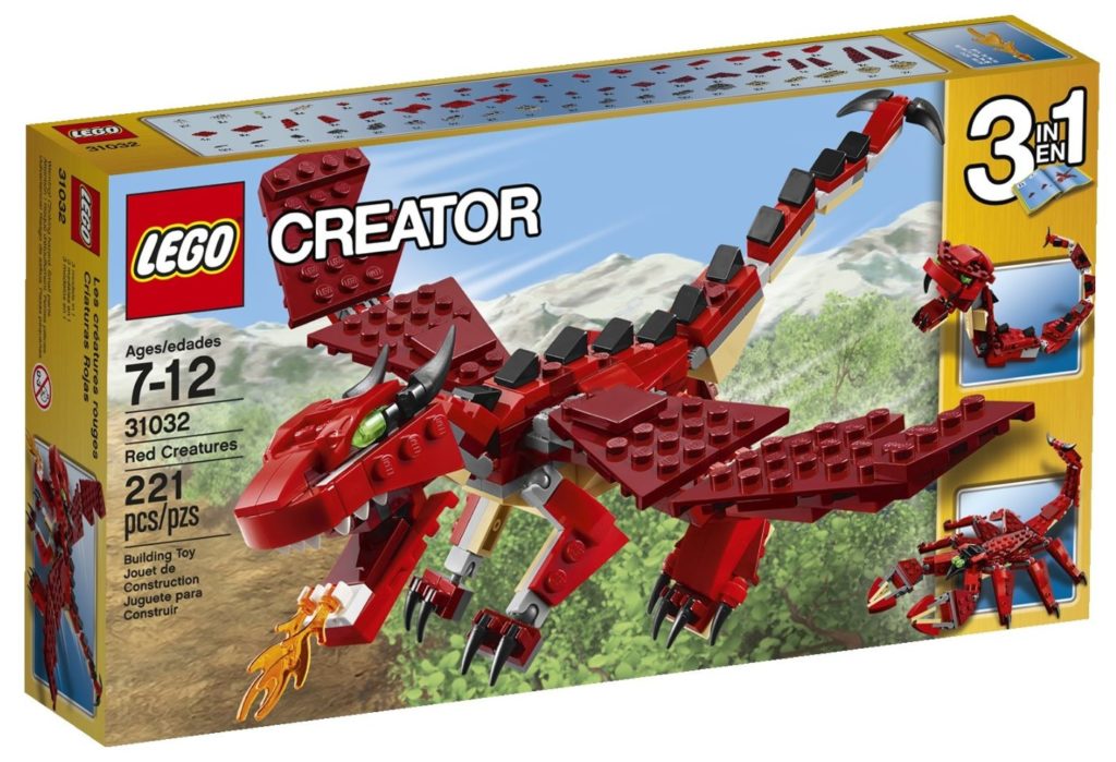 LEGO Creator Red Creatures- Lego Creator Sets