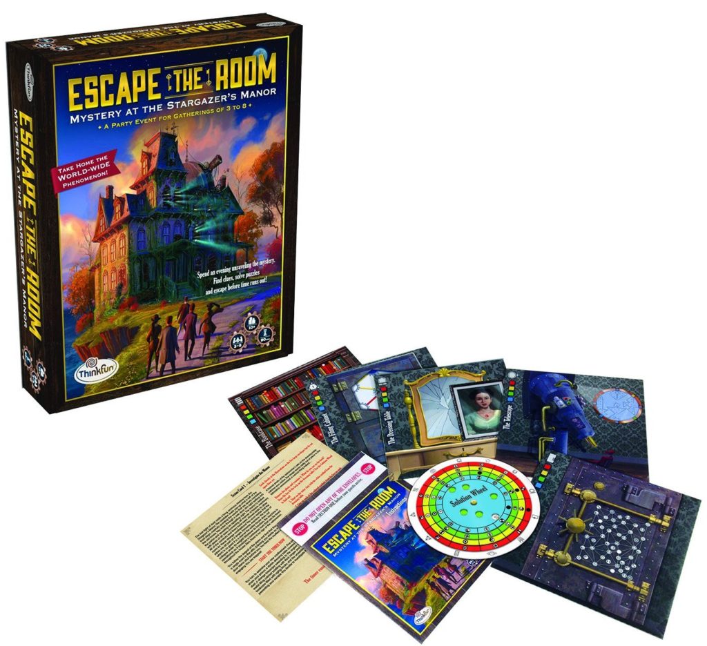Escape the Room Stargazer's Manor Board Game - escape games