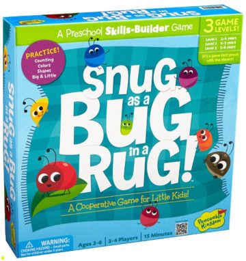 Peaceable Kingdom Snug as a Bug in a Rug - educational games