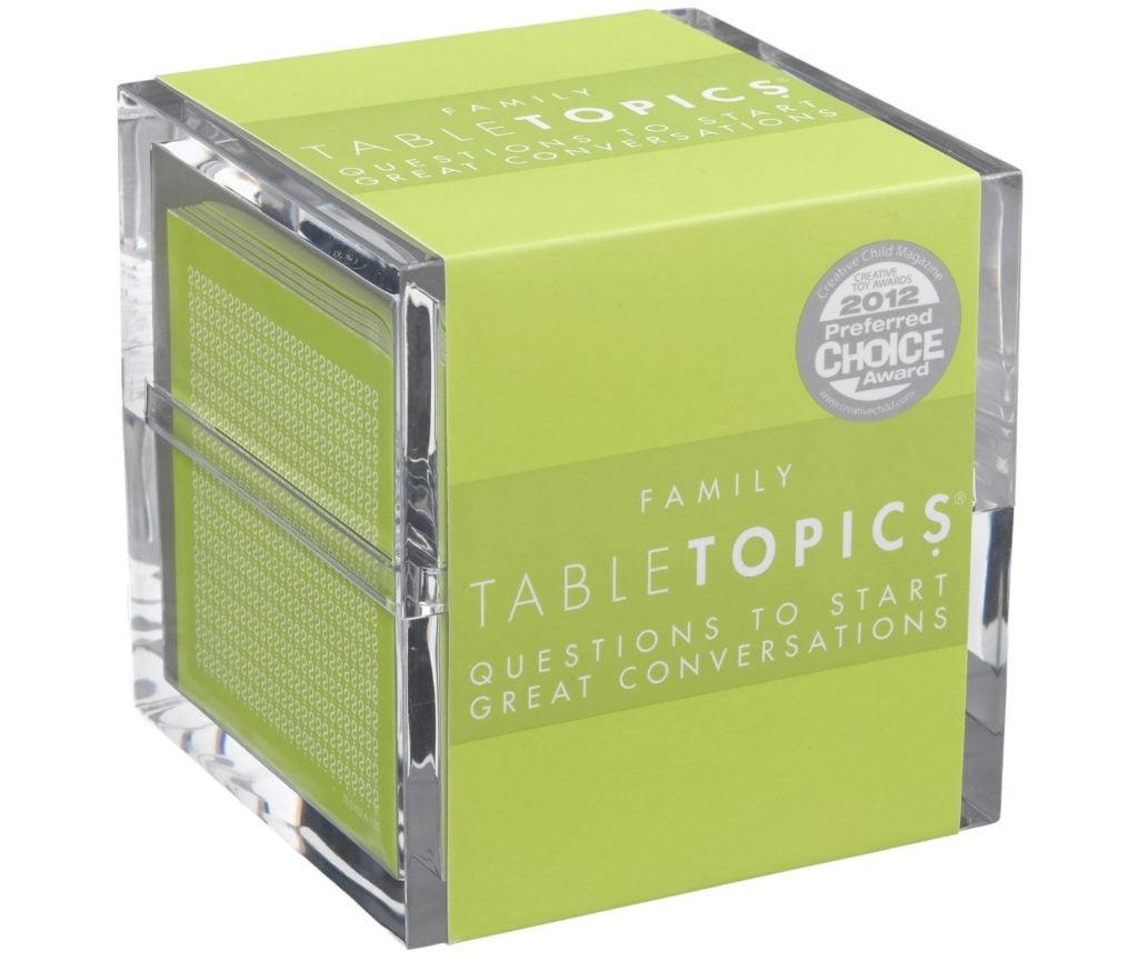 TABLETOPICS Family: Questions to Start Great Conversations - card games for kids