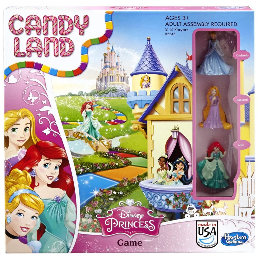 Candy Land Disney Princess Edition Game Board Game - games for girls