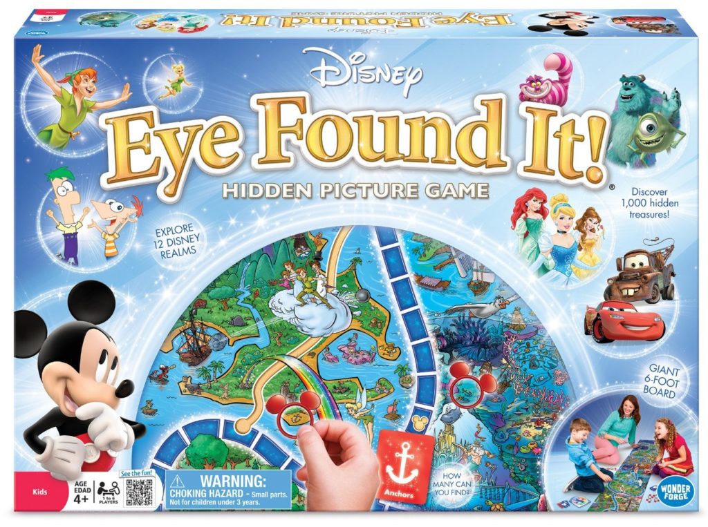World of Disney Eye Found It Board Game - games for girls
