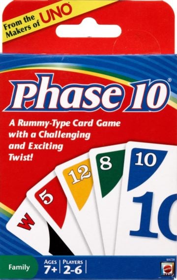 Phase 10 Card Game - card games for kids