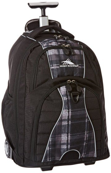 High Sierra Freewheel Wheeled Book Bag Backpack - school backpacks