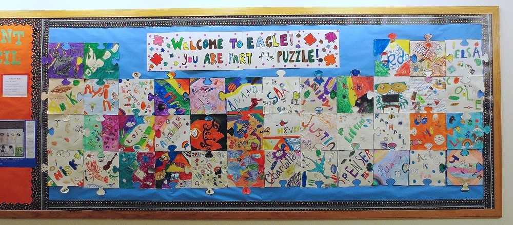 all about me collaborative puzzle pieces