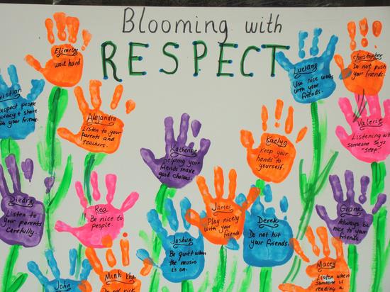 Blooming with respect board spring ideas for kindergarten to elementary school