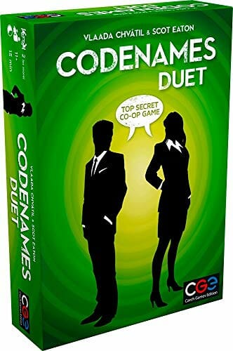 Czech Games Codenames Duet For Two Players In Green Box