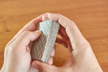 All you need for this memory game is a deck of cards.