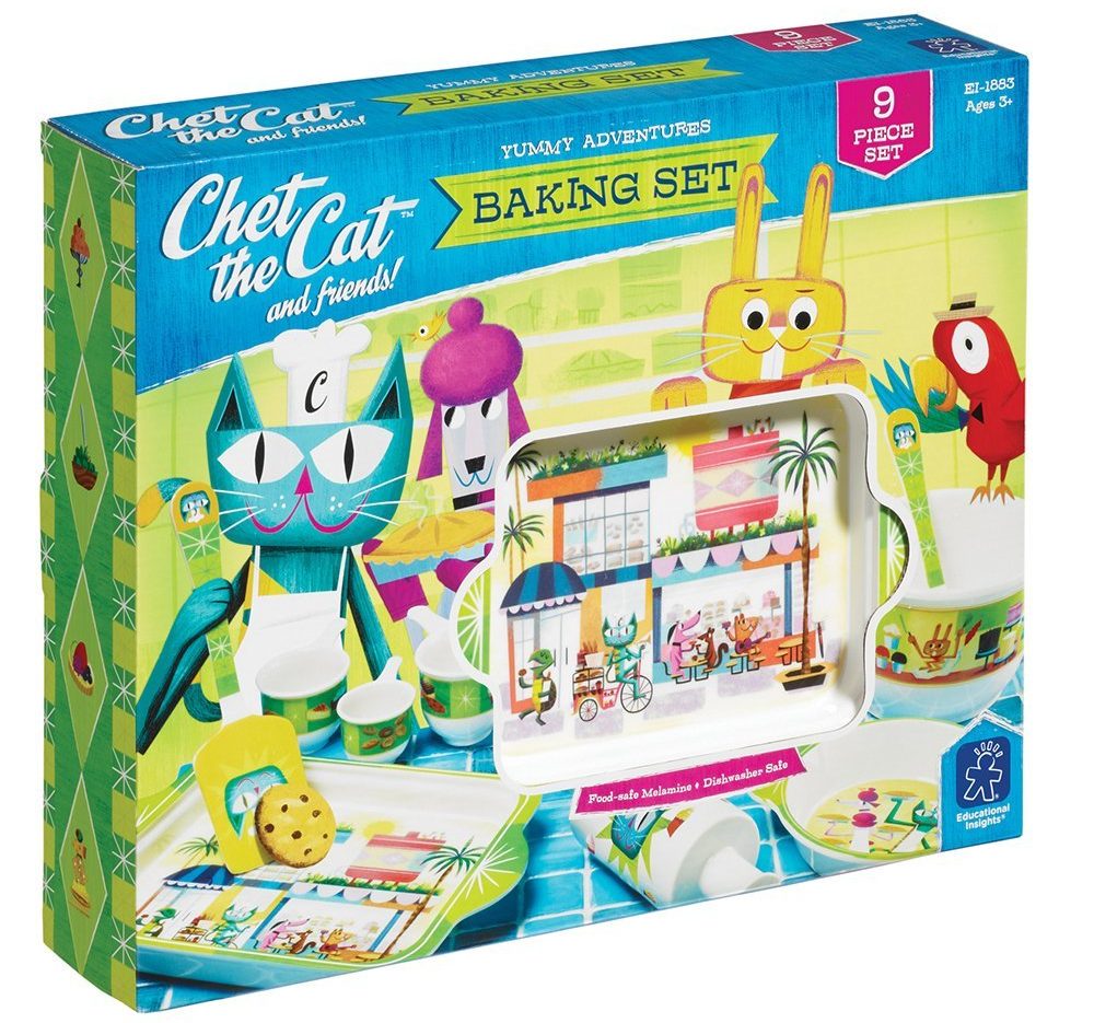 Educational Insights Chet the Cat and Friends Baking Set - Baking Games