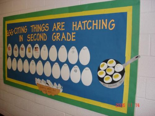 Egg-Citing-back-to-class board