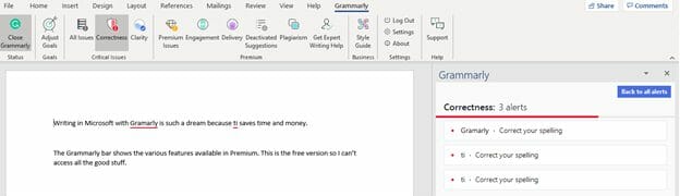 Grammarly Free Version Ms Word