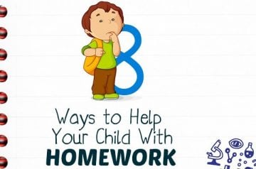 8 Ways To Help Your Child With Homework – INFOGRAPHIC