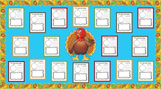 if i had a pet turkey activity thanksgiving board