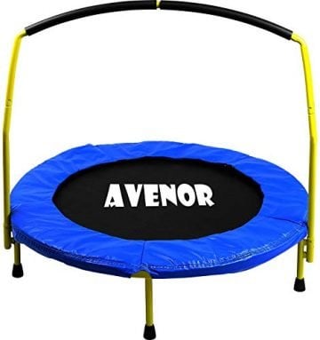 Image Of Avenor Toddler Indoor Trampoline With Handle Bar