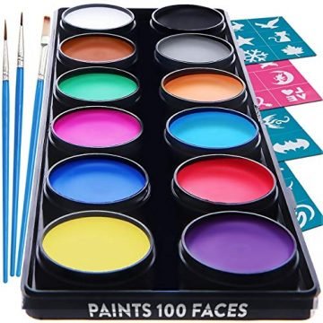 Image of Blue Squid Face Painting Kit for Kids