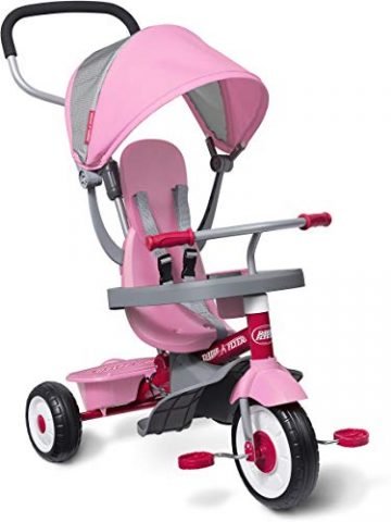 Image Of Pink Radio Flyer 4 In 1 Stroll N Trike