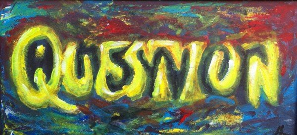 Image of Question Answer painting by John Langdon