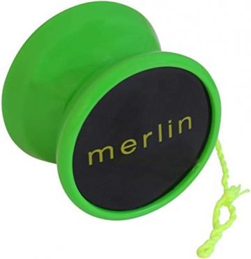 Image Of Yoyo King Green Merlin Professional Responsive Yoyo With Narrow C Bearing And Extra String
