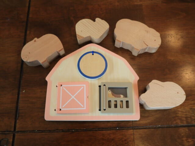 Peek A Boo Barn and Stackable Animals from Kiwico Chat With Me Panda Crate