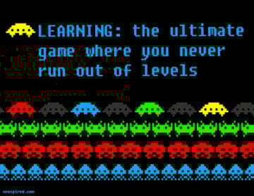 learning the ulitmate game where you enver run out of levels