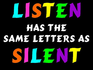 listen has the same letters as silent