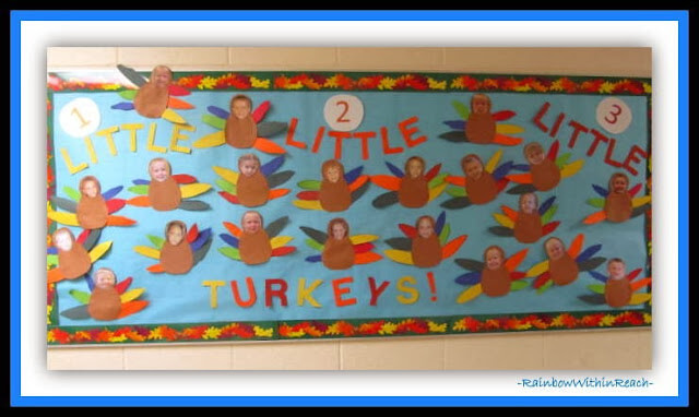 little little turkeys thanksgiving bulletin board