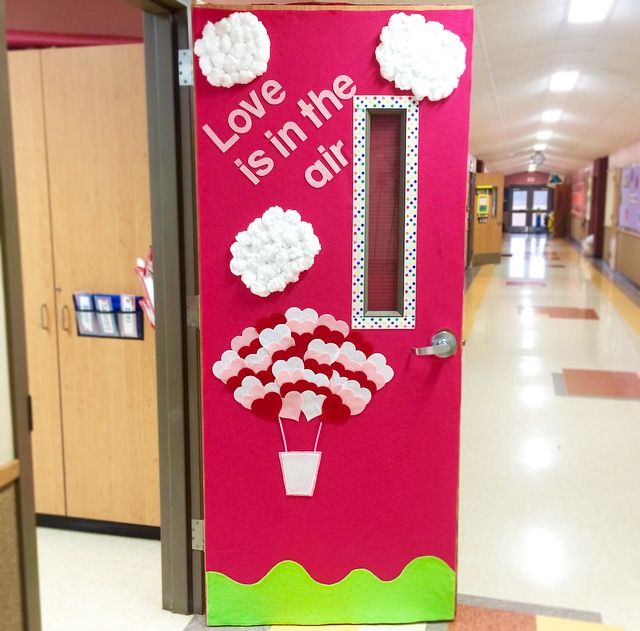 Love is in the air Valentines Day Door Display