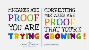 mistakes are proof you are trying correcting mistakes are proof that youre growing jams anderson