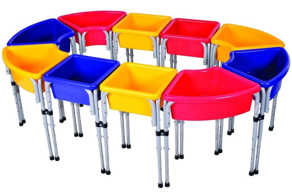 Modular Station Play Tables with Lids