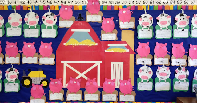 Old McDonald had a farm spring bulletin board ideas