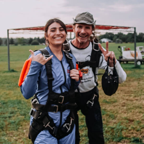 skydiving