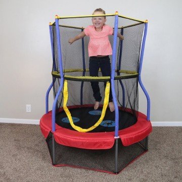 Skywalker Trampolines Round Bouncer Trampoline with Enclosure