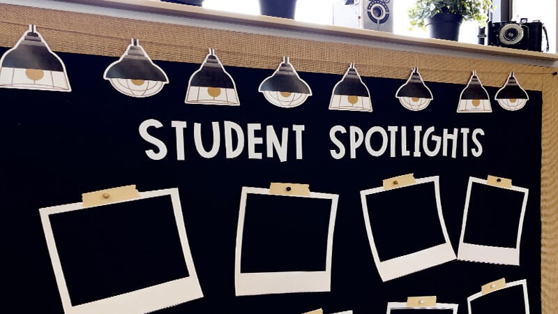 Student Spotlight Farmhouse Bulletin Board Ideas