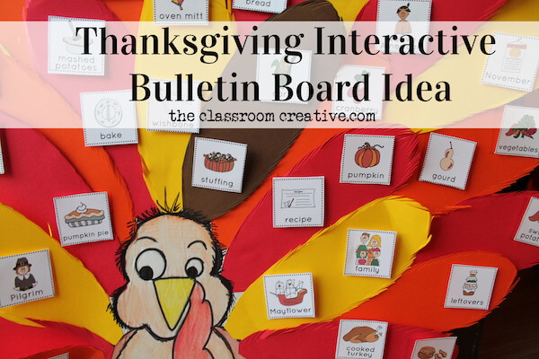 thanksgiving intearctive bulletin board idea
