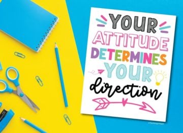 your attitude determines your direction