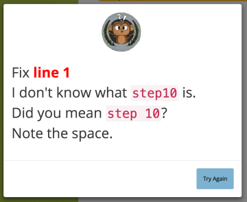 Fix the error