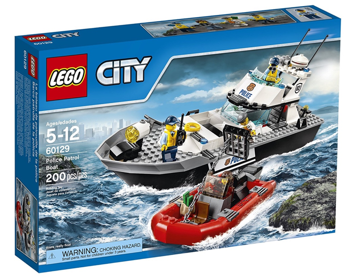 Lego Police Patrol Boat